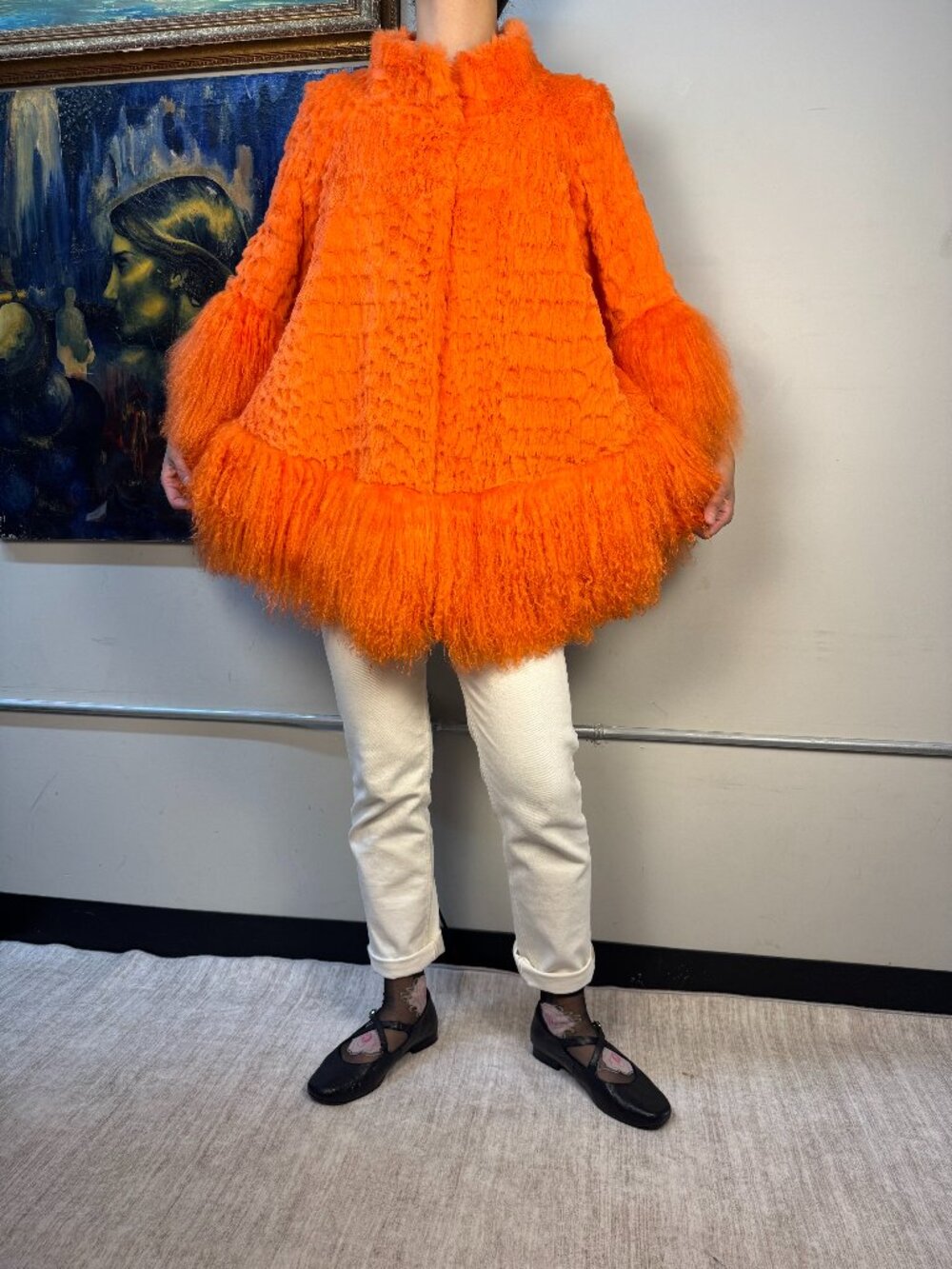 Rabbit Fur & Shearling jacket - Picture 1 of 5